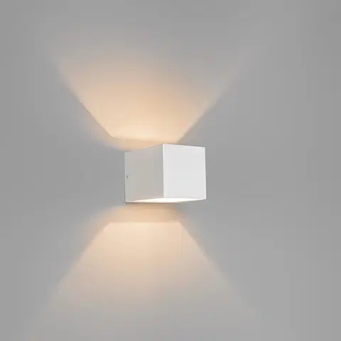 Nastenne lampy Sada 3 moderných nástenných svietidiel biela - Transfer