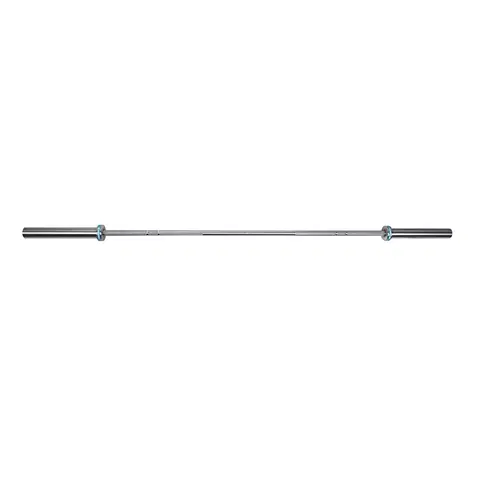 Osy k činkám Vzpieračská tyč s ložiskami inSPORTline OLYMPIC OB-86 WH6 201cm/50mm 15kg, do 450kg, bez objímok