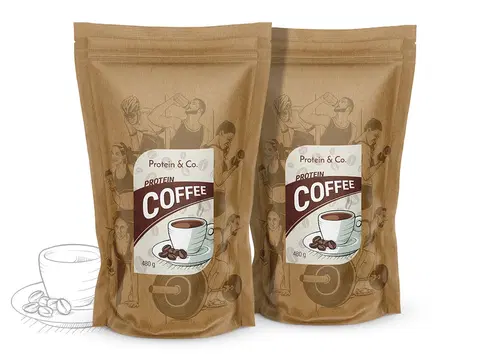 Proteíny Protein & Co. Protein Coffee 1 + 1 za zvýhodnenú cenu