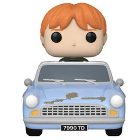 Zberateľské figúrky POP! Rides Super Deluxe: Ron Weasley in Flying Car Chamber of Secrets Anniversary 20th (Harry Potter) POP-0112