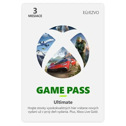 Hry na PC Microsoft Xbox Game Pass Ultimate členstvo 3 mesiace