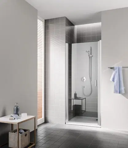 Sprchovacie kúty Kermi Kyvné dvere Cada XS 1WL 1000x2000 960-1010 STR.LESK číre+Clean CK1WL10020VPK
