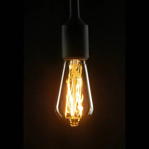Žiarovky Segula SEGULA LED žiarovka E27 ST64 5W 2200K zlatá/zlatá