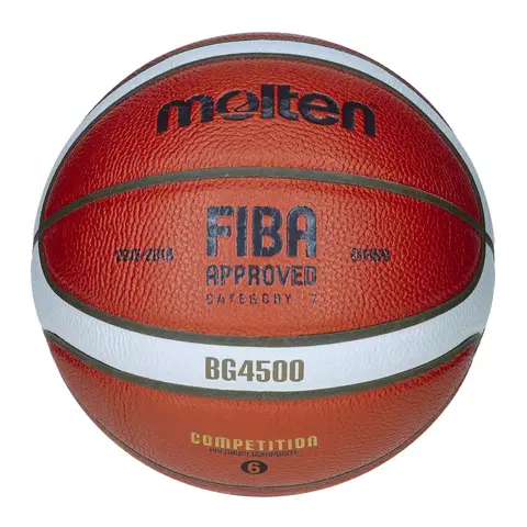 basketbal Basketbalová lopta Molten B6G 4500 veľkosť 6 oranžová