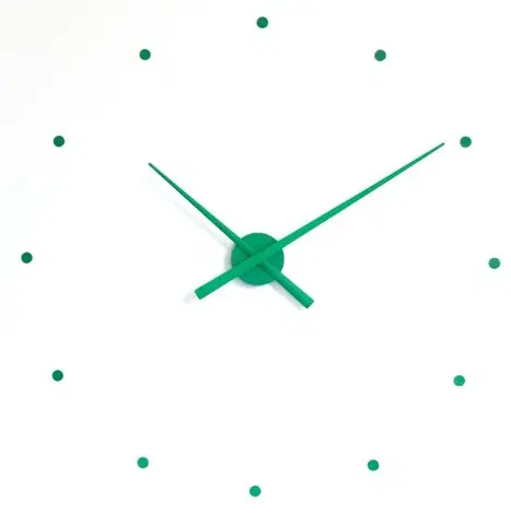 Hodiny NOMON OJ Designové hodiny na stenu zelené 50cm