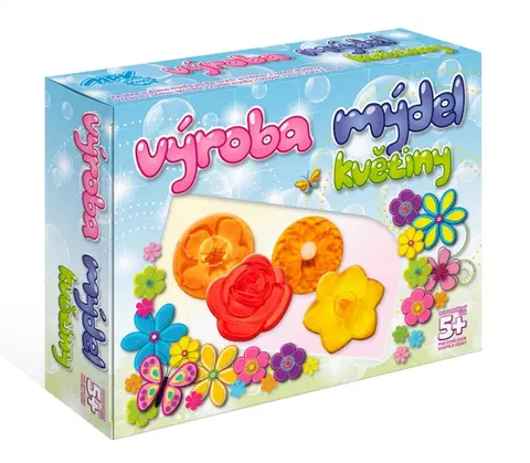 Kreatívne a výtvarné hračky DETIART - Výroba Mydla - Kvety