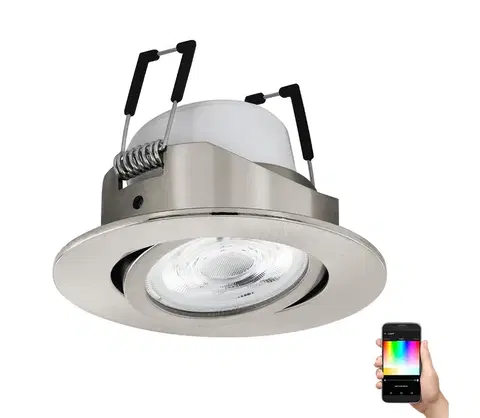 Svietidlá Eglo Eglo 99672 - LED RGBW Stmievateľné podhľadové svietidlo SALICETO-Z LED/5W/230V 
