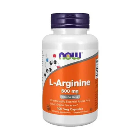 Arginín NOW Foods L-Arginín 100 kaps.