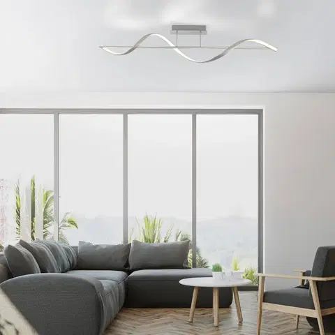 SmartHome stropné svietidlá Q-Smart-Home Paul Neuhaus Q-Swing stropné LED svetlo, oceľ
