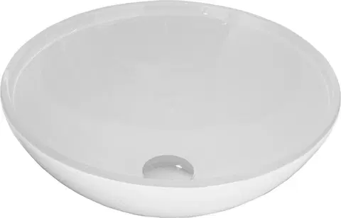 Kúpeľňa MEXEN - Mira sklenené umývadlo 42 cm, biela 24124230