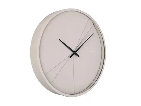 Hodiny Nástenné hodiny Karlsson KA5849, šedá 30cm 