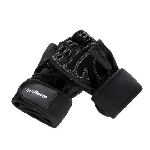 Rukavice na cvičenie GymBeam Fitness rukavice Wrap Black  XXL