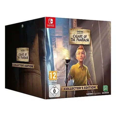 Hry pre Nintendo Switch Tintin Reporter: Cigars of the Pharaoh CZ (Collector´s Edition) NSW