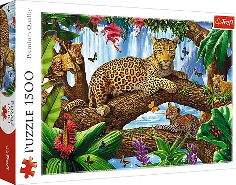 Hračky puzzle TREFL - Puzzle 1500 Odpočinok medzi stromami