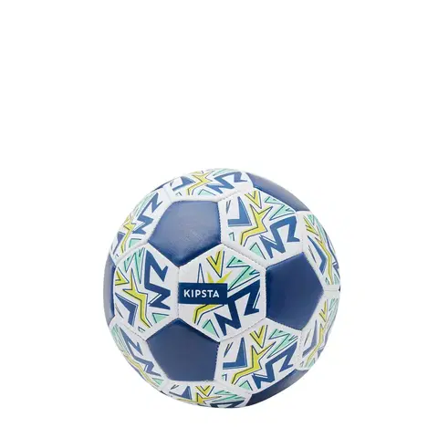 futbal Futbalová minilopta pre deti Learning Ball veľkosť 1 bielo-modrá