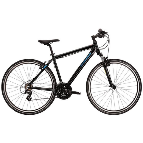 Bicykle Pánsky crossový bicykel Kross Evado 2.0 28" - model 2023 čierna/modrá - S (17", 158-170 cm)
