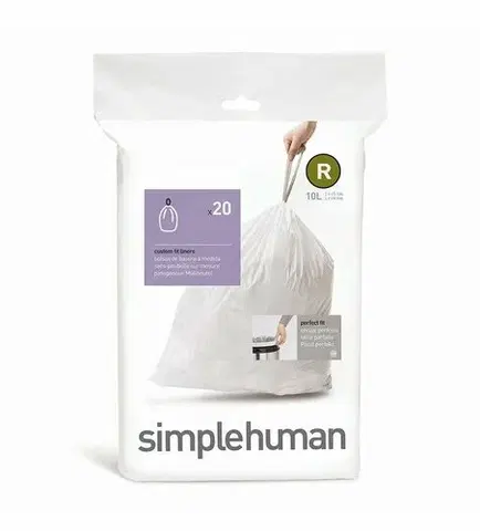 Odpadkové koše Simplehuman Príslušenstvo - Vrecia do odpadkového koša 10 l, typ R, 20 ks CW0201