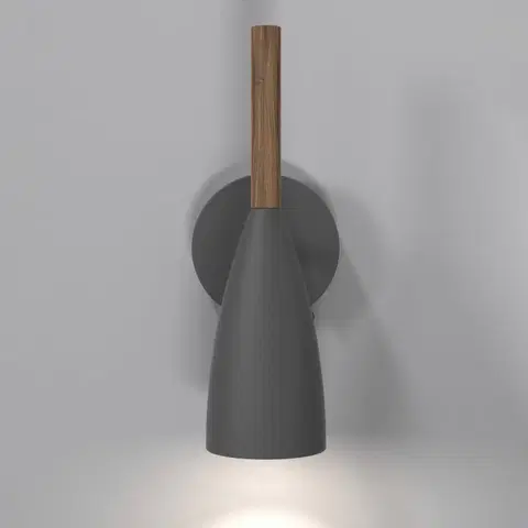 Nástenné svietidlá DFTP by Nordlux Čisté nástenné svietidlo s dreveným prvkom