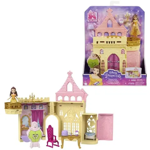 Hračky bábiky MATTEL - Disney Princess Malá Bábika A Magické Prekvapenie Herný Set, Mix Produktov