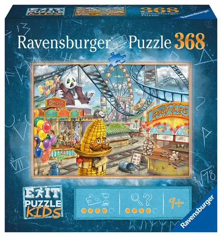 Hračky puzzle RAVENSBURGER - Exit KIDS Puzzle: Zábavný park 368 dielikov
