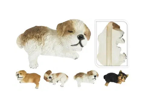 Sošky, figurky - zvieratá MAKRO - Dekorácia pes závesný rôzne druhy