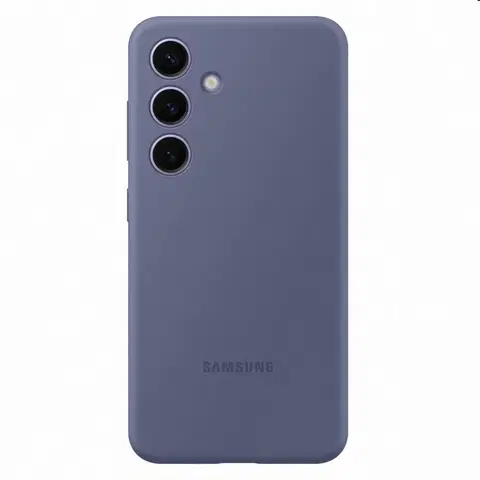 Puzdrá na mobilné telefóny Zadný kryt Silicone Cover pre Samsung Galaxy S24, fialová EF-PS921TVEGWW