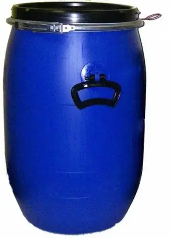 Lieviky Kinekus Barel recyklovaný 30l s vekom a sponou, modrý, nevhodný na potraviny