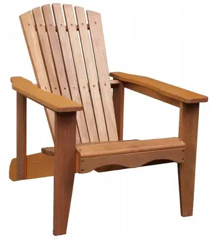 Záhradné stoličky a kreslá Kinekus Záhradné kreslo drevené, americké, ZOE, 87x71x89cm, hnedé