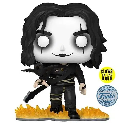 Zberateľské figúrky POP! Movies: Eric Draven with Crow (The Crow) Special Edition (Glows in The Dark) POP-1429