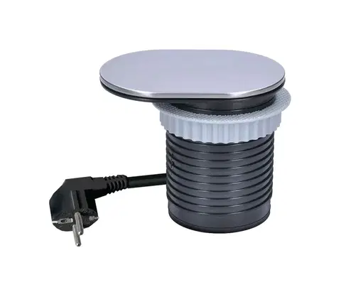 Predlžovacie káble   PP124USBC - Zásuvkový stĺpik pre dosku stola 1x230V + USB-A + USB-C 