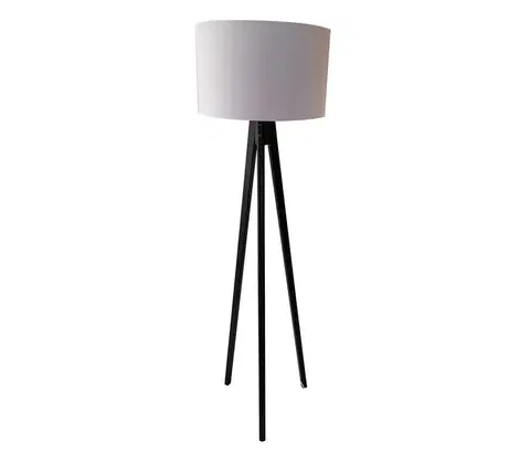 Lampy  Stojacia lampa ROLLER 1xE27/60W/230V wenge biela 