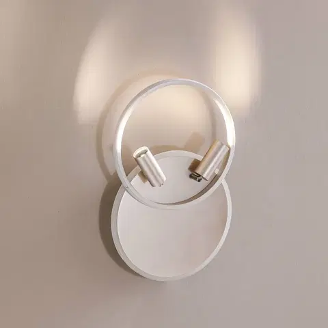 Stropné svietidlá Lucande Lucande Tival stropné LED svietidlo okrúhle, nikel