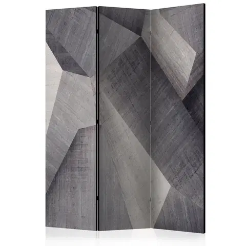 Paravány Paraván Abstract concrete blocks Dekorhome 135x172 cm (3-dielny)