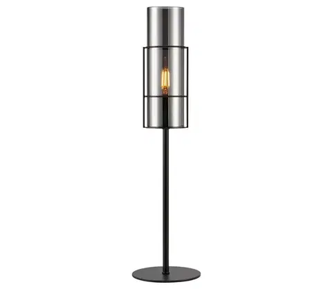 Lampy Markslöjd Markslöjd 108559 - Stolná lampa TUBO 1xE14/40W/230V 50 cm čierna 