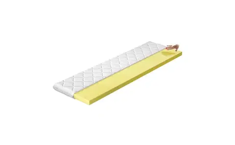 Matrace NABBI Vitano 80 obojstranný penový matrac (topper) pamäťová pena / látka