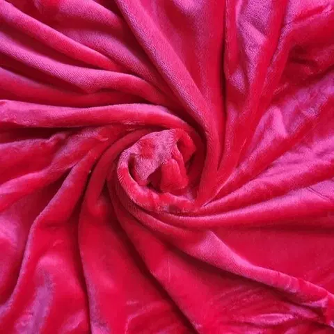 Plachty Jahu Prestieradlo Mikroplyš červená, 90 x 200 cm