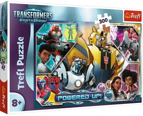 Hračky puzzle TREFL - Puzzle 300 - Vo svete Transformerov / Transformers