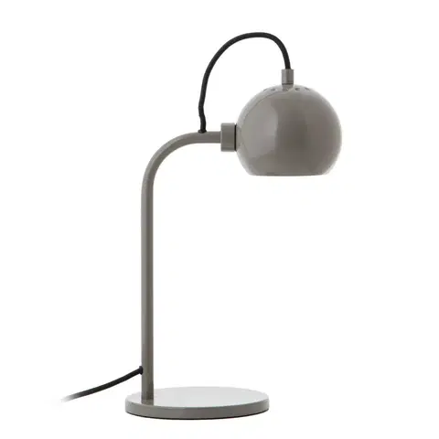 Stolové lampy FRANDSEN FRANDSEN Ball Single stolová lampa, tmavosivá