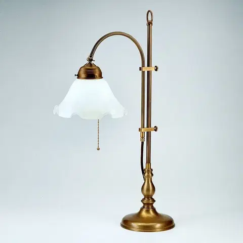 Stolové lampy Berliner Messinglampen Stolná lampa Ernst – prakticky nastaviteľná