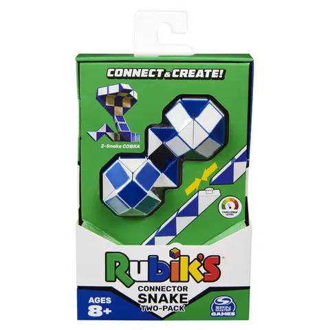 Hračky rodinné spoločenské hry SPIN MASTER - Rubikove Spájacie Hady Skladačka