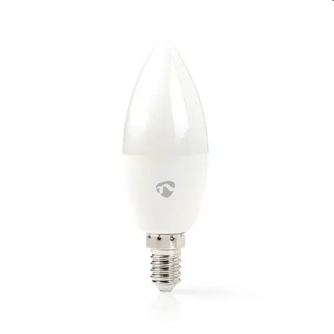 Žiarovky Nedis SMART LED žiarovka WIFILW13WTE14, E14, biela
