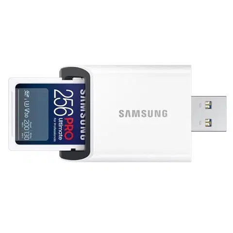 Pamäťové karty Samsung SDXC 256GB PRO Ultimate/USB adaptér