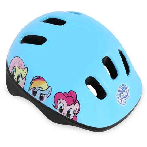 Helmy a prilby na in-line Detská cyklistická prilba SPOKEY Hasbro Pony modrá 48-52 cm
