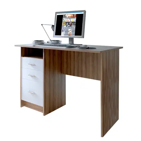 Pracovné stoly PC stôl SAMSON NEW Tempo Kondela Slivka