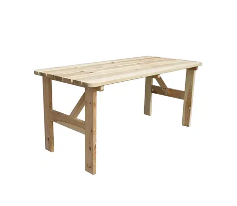 Záhradné stoly VIKING stôl - 150cm 180cm 200cm ROJAPLAST 200x70 cm