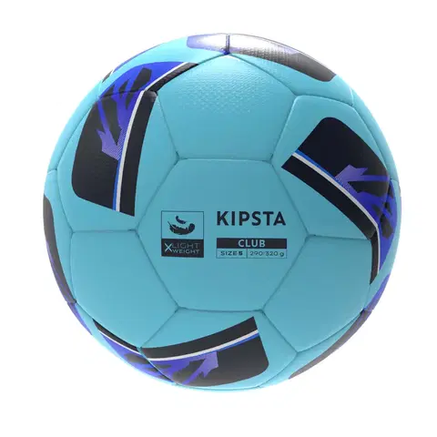 futbal Futbalová lopta Hybride Club Ball X-Light veľkosť 5 biela