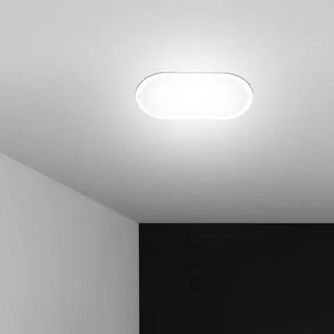 Osvetlenie do kúpeľne Stropná lampa Aries PL-BO084K Oval 8W IP54 PL1