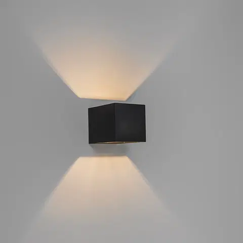 Nastenne lampy Moderné nástenné svietidlo čierne - Transfer