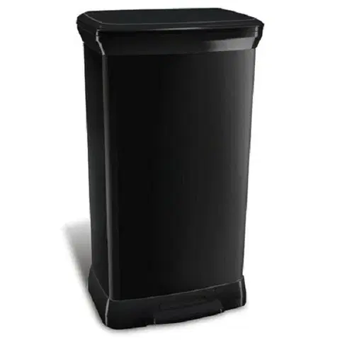 Odpadkové koše Curver Odpadkový kôš Rectangular 50 l, čierna