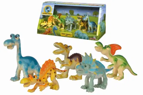 Hračky - figprky zvierat SIMBA - Veselé zvieratká dinosaury